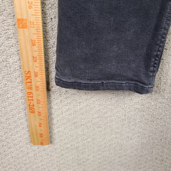 Kuhl Thermik Jeans Women 12 Black Slim Mid Rise Drawstring Denim Stretch Outdoor - Picture 9 of 15